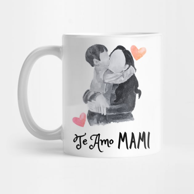 Te amo mami. Idea de regalo para mamá. Madre e hijo by FreeSoulLab